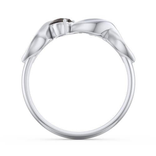 Heavenly Hearts Ring with Heart Birthstones