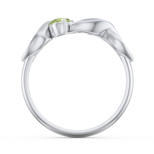 Heavenly Hearts Ring with Heart Birthstones