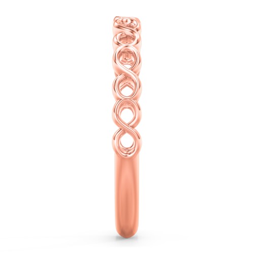 Dreaming Of Infinity Band – 10K Rose Gold