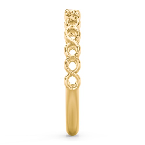 Dreaming Of Infinity Band – 10K Yellow Gold