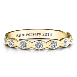 Vintage Glamour Accented Band