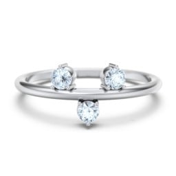 Stacking Ring with 1-5 Stones