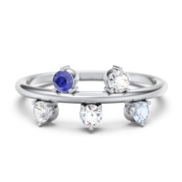 Stacking Ring with 1-5 Stones