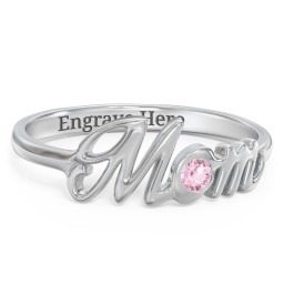 All About Mom Birthstone Ring