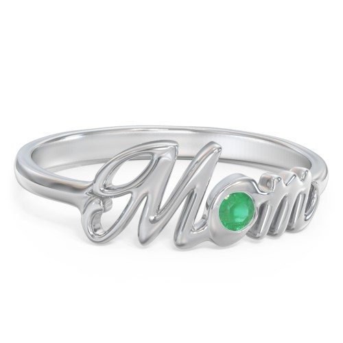 All About Mom Birthstone Ring