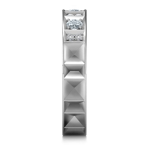 Contemporary Elegance Birthstone Band