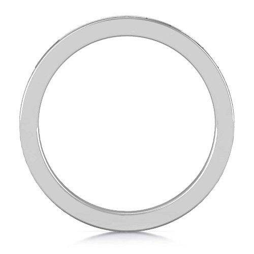 Contemporary Elegance Birthstone Band – Sterling Silver with Cubic Zirconia and White Premium Zirconia