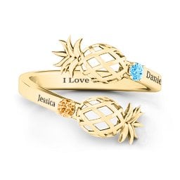 Pineapple Passion Wraparound Ring
