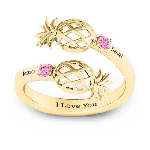 Pineapple Passion Wraparound Ring