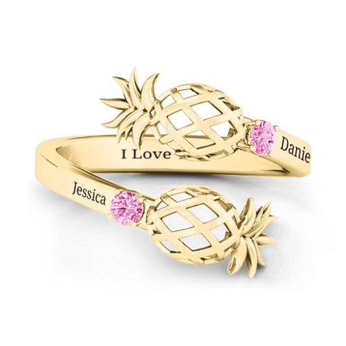 Pineapple Passion Wraparound Ring