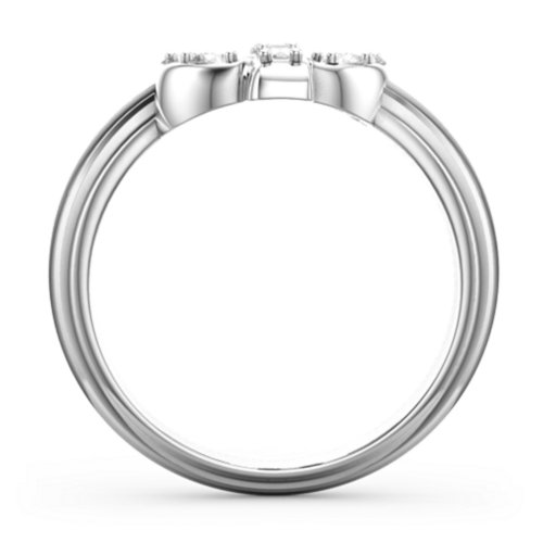Chic In Cactus Ring – Sterling Silver with Cubic Zirconia