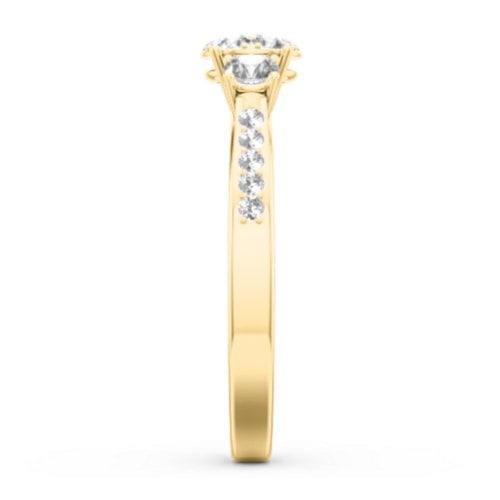 Trinity Cluster Ring with Birthstones and Accents