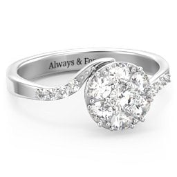 Ariel Round Cluster Ring