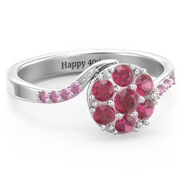 Ariel Round Cluster Ring