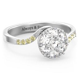 Ariel Round Cluster Ring
