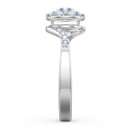 Ariel Round Cluster Ring