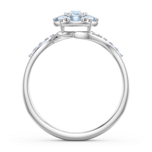 Ariel Round Cluster Ring