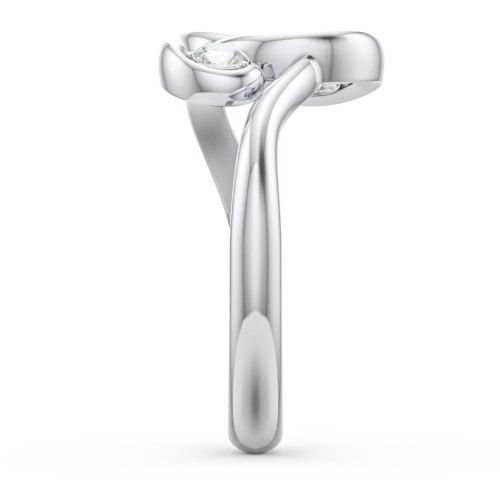 The Pinky Promise Ring – Sterling Silver with Cubic Zirconia