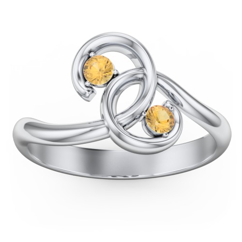 The Pinky Promise Ring – Sterling Silver with Citrine