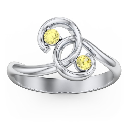 The Pinky Promise Ring – Sterling Silver with Citrine