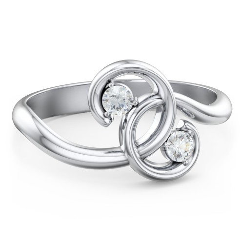 The Pinky Promise Ring – Sterling Silver with Cubic Zirconia