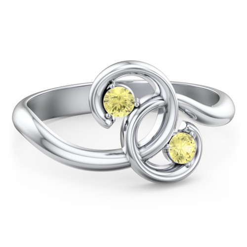 The Pinky Promise Ring – Sterling Silver with Citrine