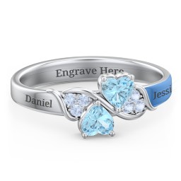 Heart of Hearts with Accent Stones Ring