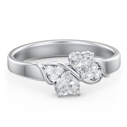 Heart of Hearts with Accent Stones Ring