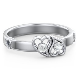 Shape of My Heart Ring in 925 Sterling Silver