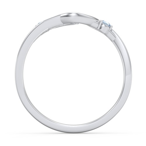 Hearts Entwined Pinky Promise Ring