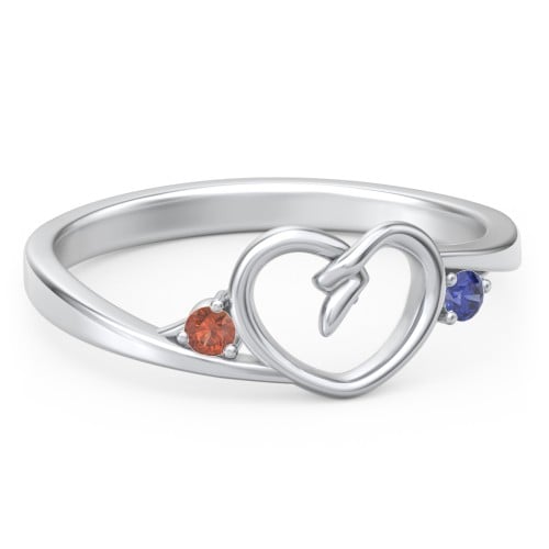 Hearts Entwined Pinky Promise Ring