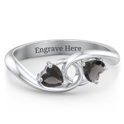 Two of Hearts Pinky Promise Ring