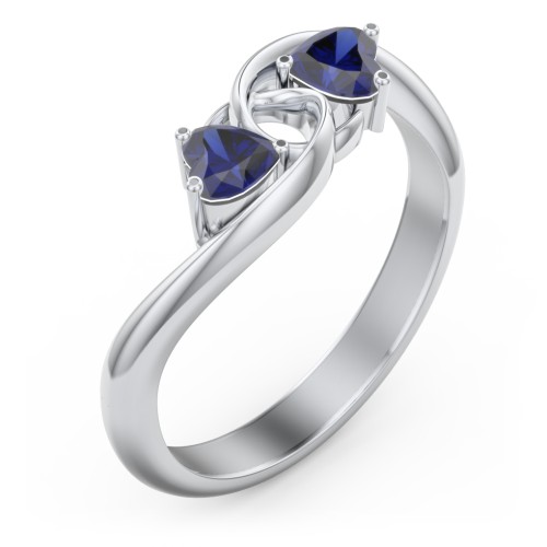 Two of Hearts Pinky Promise Ring