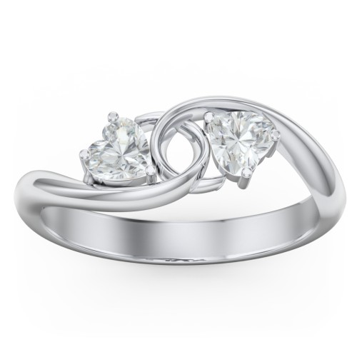 Two of Hearts Pinky Promise Ring