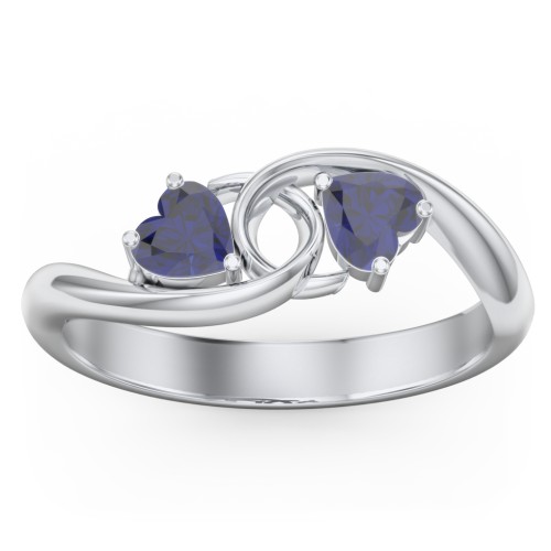 Two of Hearts Pinky Promise Ring