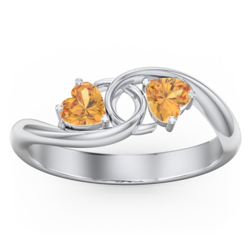 Two of Hearts Pinky Promise Ring