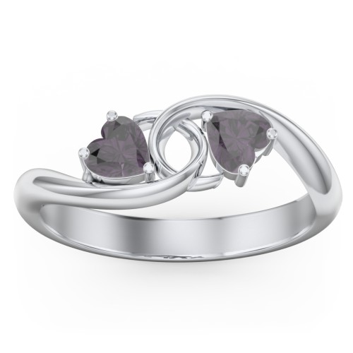 Two of Hearts Pinky Promise Ring