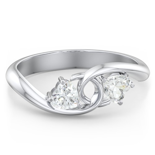 Two of Hearts Pinky Promise Ring