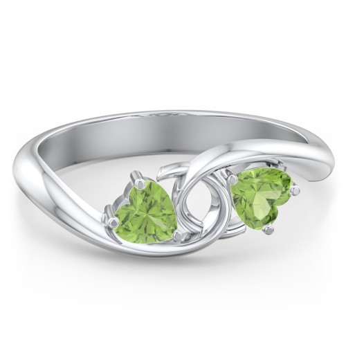 Two of Hearts Pinky Promise Ring