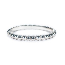 Stackable Beaded Ball Ring