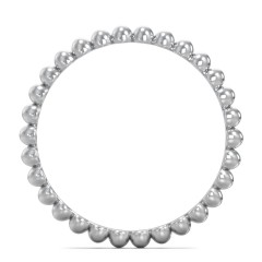 Stackable Beaded Ball Ring