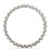 Stackable Beaded Ball Ring – 10K White Gold