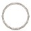 Faceted Wave Band with Milgrain Detailing – 10K White Gold