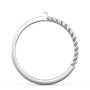 Twisted Cross Ring with Double Band