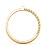 Twisted Cross Ring with Double Band – 10K Yellow Gold