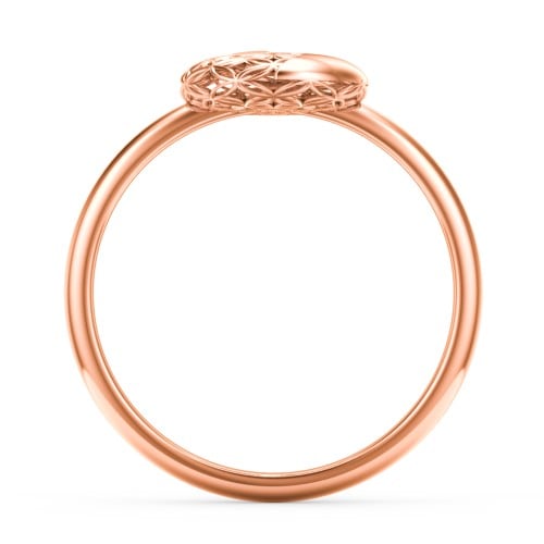 Yin-Yang Ring with Filigree Detailing