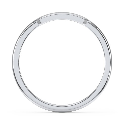 Engravable Bar Ring – Sterling Silver