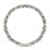 V-Shape Stacking Ring with Twisted Band – 10K White Gold