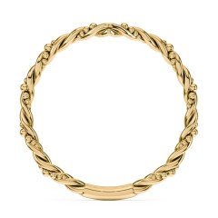 V-Shape Stacking Ring with Twisted Band
