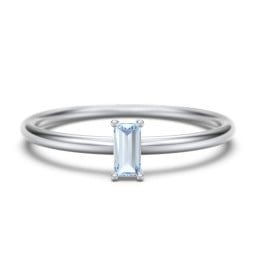 Vertical Baguette Stackable Ring